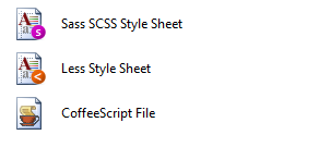 File types in Add Item